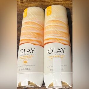Olay Indulgent Moisture Mango Butter & Vanilla Orchid Body Washes X 2 Bottles!